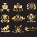 lion logo template